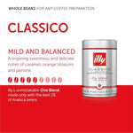 Load image into Gallery viewer, Illy Classico Whole Bean Coffee, Medium Roast, Classic Roast With Notes Of Caramel, Orange Blossom And Jasmine, 100% Arabica Coffee, No Preservatives, 8.8 Ounce Can (Pack Of 1)