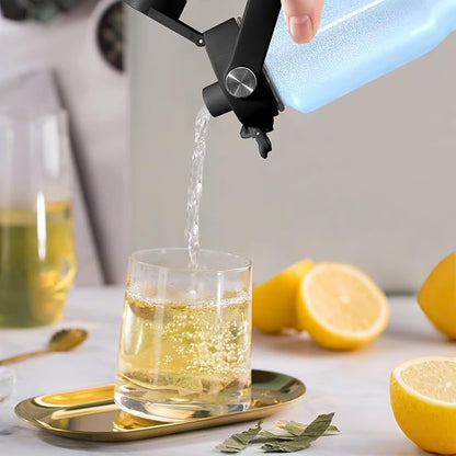 SENDESTAR 40oz Stainless Steel Water Bottle(Cold for 48 Hrs, Hot for 24 Hrs),Double Wall Vacuum Insulated Bottle with Straw Lid, Spout Lid and Flex Cap, Fit in Any Car Cup Holder TXIN-40-Laser Blue