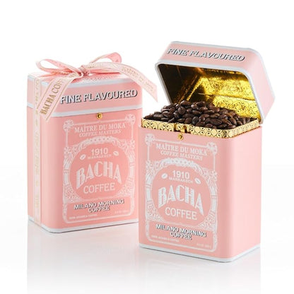 Bacha Coffee | Milano Morning Fine Flavoured Signature Nomad Collection, 100% Arabica Specialty Coffee, Whole Beans, Medium Roast, 250g