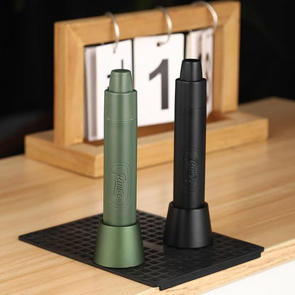 WDT Espresso Distribution Tool - Bincoo Magnetic Espresso Stirrer Tool For Barista, Espresso Tamper With Stainless Steel Retractable Needles with 6 Extra Stirrer (Green)