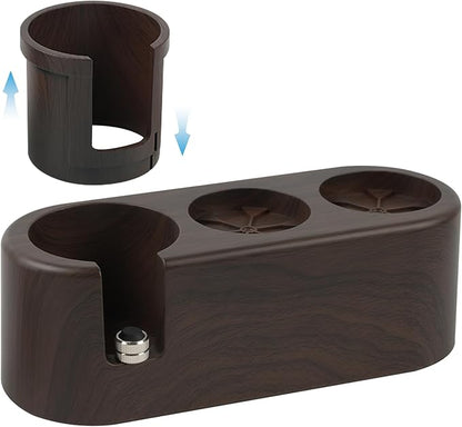 PUSEE Espresso Tamping Station, Espresso Organizer Station Fit for 51/54/58mm Espresso Accessories, Plastic Espresso Station Coffee Tamper Station, Multifunctional Coffee Tools Organzier (3 in 1)