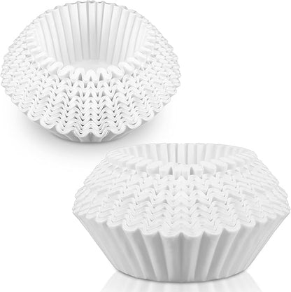 500 Pcs Extra Large Coffee Filters Disposable White Commercial Paper Filters for Coffee Brewing, Restaurants, Large Brewers, No Overflow, No Tearing (12-5/16in X 4-3/8 in)