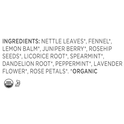 Tea Forte Serenity Premium Organic Loose Leaf Caffeine-Free Herbal Tea Blend Canister, Makes 35-50 Cups