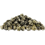 Load image into Gallery viewer, TIAN HU SHAN Jasmine Tea Jasmine Dragon Pearls Green Tea Loose Leaf 7.8oz (221g) Tin