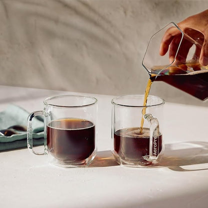 AeroPress Original XL Coffee Press – 3 in 1 brew method combines French Press, Pourover, Espresso. Full bodied, smooth coffee w/out grit or bitterness. Small portable coffee maker for camping & travel