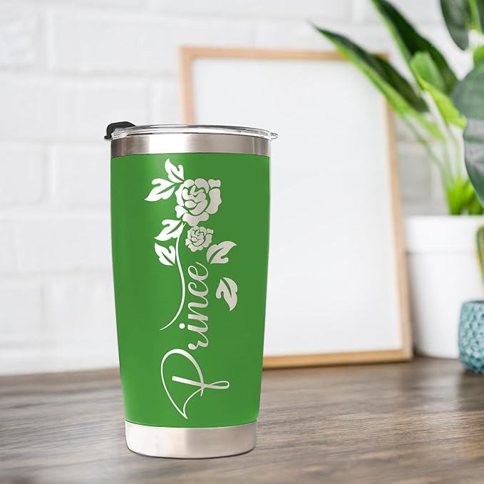 Custom Tumbler Personalized Coffee Tumbler Laser Engrave with Name 12 Designs Double Wall Insulated 20 oz Travel Cup Personalized Gifts for Birthday Christmas Anniversary for Men Women