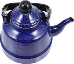 Load image into Gallery viewer, DOITOOL Enamel Tea Kettle Vintage Enamel Teapot 1.1 L Porcelain Tea Kettle Camping Coffee Kettle Stovetop Kettle Hot Water Boiler Pot for Hot Water, Tea Accessories