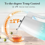 Load image into Gallery viewer, Electric Kettle Temperature Control, 304 Stainless Steel Interior, BPA-Free, 1.25L Hot Water Boiler, 1200W Kettle with Auto Shut-Off, Cordless Base (Blue Gradient)