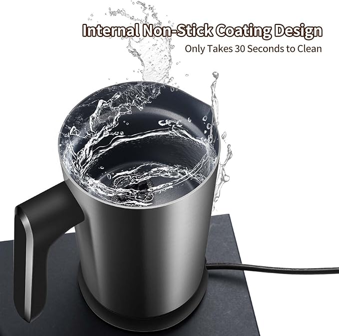 Milk Frother 4 in 1 Electric Milk Steamer Automatic Hot & Cold Foam Maker and Milk Warmer for Latte, Cappuccinos, Macchiato, Hot Chocolate Milk