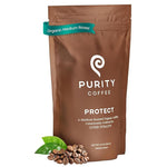 Load image into Gallery viewer, Purity Coffee PROTECT Highest Antioxidant Light-Medium Roast - USDA Certified Organic Specialty Grade Arabica Whole Bean Coffee - Third Party Tested for Mold, Mycotoxins, Pesticides - 12 oz Bag