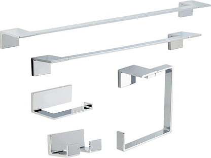 DELTA FAUCET 77724 Vero 24 in. Wall Mount Towel Bar Bath Hardware Accessory in Polished Chrome