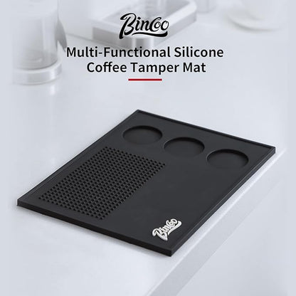 Espresso Tamping Mat - Thick Silicone Tamper Mat Coffee Bar Mat, Non-slip Coffee Tamper Holder Pad for Baristas Home