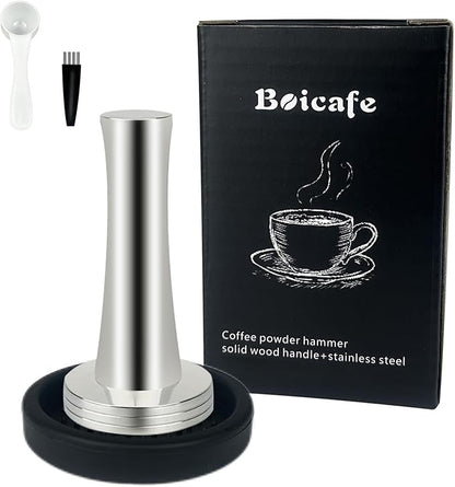 Coffee Tamper 40mm 41mm, Espresso Tamper 40mm 41mm, 40mm 41mm 304 Stainless Steel Espresso Coffee Tamper with Mat
