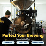 Load image into Gallery viewer, PARTNERS COFFEE ROASTERS - Whole Bean Coffee (Elevate - Espresso, Medium Roast) 12oz - Well-Balanced, Comfortable Espresso - Red Apple, Caramel, Pecan Pie - Coffee Beans - Roasted in New York City