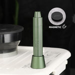 Load image into Gallery viewer, WDT Espresso Distribution Tool - Bincoo Magnetic Espresso Stirrer Tool For Barista, Espresso Tamper With Stainless Steel Retractable Needles with 6 Extra Stirrer (Green)