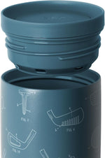Load image into Gallery viewer, Simple Modern Father's Day Signature Voyager | 16oz Travel Coffee Mug Tumbler with 360° Lid | Gifts for Dad, Him | Ceramic-Lined Insulated Stainless Steel Cold Brew Iced Coffee Cup | Golf Schematics