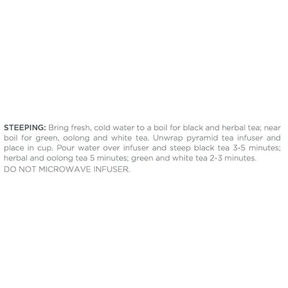 Tea Forte Jardin Organic Fruit, Herb and Flower Teas, Petite Presentation Box Tea Gift Set Sampler, 10 Count, 2 of Each Variety Individually Wrapped Handcrafted Pyramid Infuser Bags