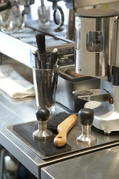 Rattleware 18" x 6" Premium Tamping Mat – Heat Resistant Non Slip Rubber Packing Surface for Espresso Bars, Coffee Counters – Protects Countertops and Keeps Workspace Clean