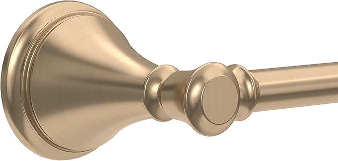 DELTA Cassidy Toilet Paper Holder, Champagne Bronze, Bathroom Accessories, 79750-CZ 3.63 x 8.38 x 3.63 Inches