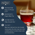 Load image into Gallery viewer, Organic Positively Tea Company, Organic Black Tea Bags, 20 Count