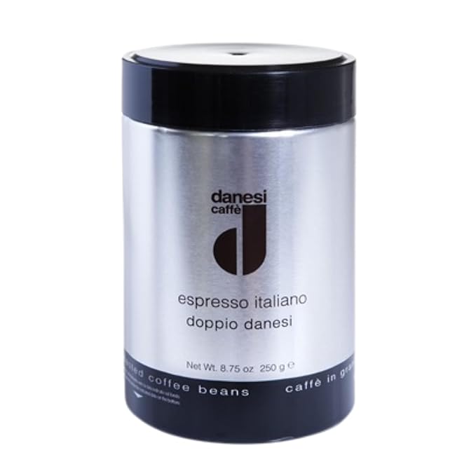 Danesi Caffe Italian Whole Coffee Beans - Espresso Coffee Beans and Medium Roast Whole Bean - Perfect for Espresso Machines, French Press, and Home Brewing - Doppio (8.75 lb)