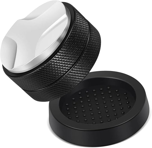 Flexzion Espresso Distribution Tool 51mm Coffee Leveler, Adjustable Depth and Universally Compatible Espresso Leveler for 51mm Portafilters and Espresso Machines