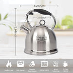 Load image into Gallery viewer, Tea Kettle for Stovetop, Food Grade Stainless Steel Water Kettle, Tea Pot for Home &amp; Kitchen, 3.0 Qt