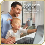 Load image into Gallery viewer, Don Francisco's Premium Decaf Vanilla Nut Flavored Ground Coffee: 99.7% Caffeine-Free, 100% Arabica Beans, Rich Aroma, Perfect for Drip, Pour-Over, and French Press (12 oz Bag)