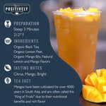 Load image into Gallery viewer, Organic Positively Tea Company, Mango Tango Black Tea, Loose Leaf, 4 Ounce
