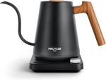 Load image into Gallery viewer, POLIVIAR Electric Gooseneck Kettle, 1350W Electric Tea Kettle Wood Pattern Handle, 34oz Pour Over Electric Kettle for Coffee &amp; Tea, 18/8 Stainless Steel Inner, Temperature Control &amp; Rapid Heating