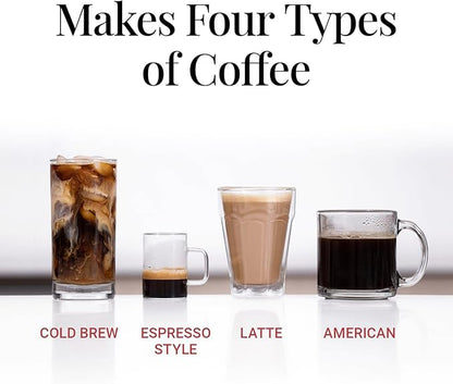 AeroPress Clear Coffee Maker and Carafe Bundle, French Press Coffee Maker, Premium Coffee Press for Smooth Coffee Without Grit or Bitterness, Small Portable, Ideal for Camping & Travel