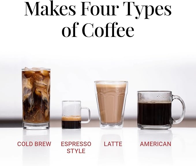 AeroPress 3 in 1 Coffee Maker Bundle - French Press, Pourover & Espresso-Style Coffee, Portable & Ideal for Camping