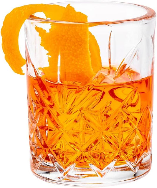 Restaurantware Timeless 2 Ounce Shot Glasses Set of 60 Etched Vintage Shot Glasses - Dishwasher-Safe Chip-Resistant Clear Glass Shot Glass Set Lead-Free For Whiskey Tequila or Vodka