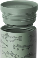 Load image into Gallery viewer, Simple Modern Father's Day Signature Voyager | 16oz Travel Coffee Mug Tumbler with 360° Lid | Gifts for Dad, Him | Ceramic-Lined Insulated Stainless Steel Cold Brew Iced Coffee Cup | Fish On