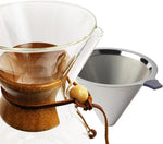 Load image into Gallery viewer, Pour Over Coffee Maker with Filter Subjectthree 34oz Glass Coffee Carafe Dripper Pourover Set (10 Cup/34 oz)