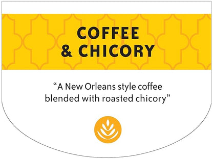 Community Coffee Coffee & Chicory 96 Count Coffee Pods, Medium-Dark Roast, Compatible with Keurig 2.0 K-Cup Brewers 24 Count (Pack of 4)