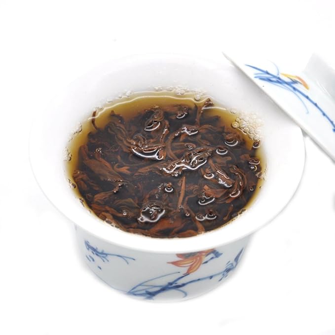 ChaWuWarmSun [B] FengQing DianHong Black Tea,3.5oz/100g,Loose Leaf,YunNan Big Leaf Arbor Tea.