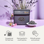 Load image into Gallery viewer, Steven Smith Teamaker Black Lavender No. 14, Lady Grey, Caffeinated, Sugar-Free, Sustainably Grown Full Leaf Black Tea Bags, 15 Sachets, 1.32oz each