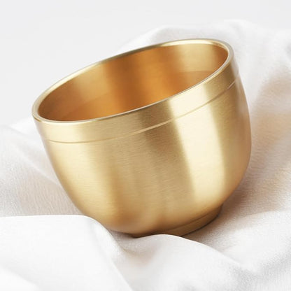 2 Pack Gold Shot Cups Solid Brass Shot Glasses 2-7/8oz Cool Shot Glasses Set Man Cave Decor Vodka Tequila Whiskey Gifts for Men