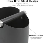 Load image into Gallery viewer, Italian Espresso Tapping Box, Stainless Steel Coffee Grinding Tapping Box, With Detachable Tapping Rod And Anti Slip Rubber Base (Black-S)