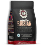 Load image into Gallery viewer, Bones Coffee Company White Russian, Cream and Cocktail Flavored Coffee, Medium Roast Low Acid Arabica Beans Compatible with Auto drip and French Press Coffee Maker, 12 Oz Whole Bean