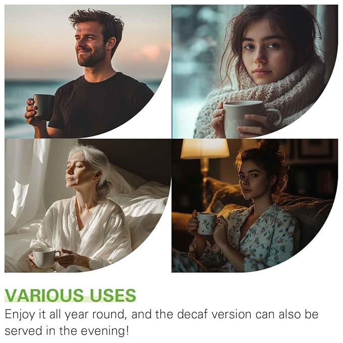 WT WEETEE Lemon Ginger Decaf Green Tea Bags 50 Counts, Made of Decaffeinated Green Tea, Ginger & Natural Lemon Flavor, Clean & Fresh