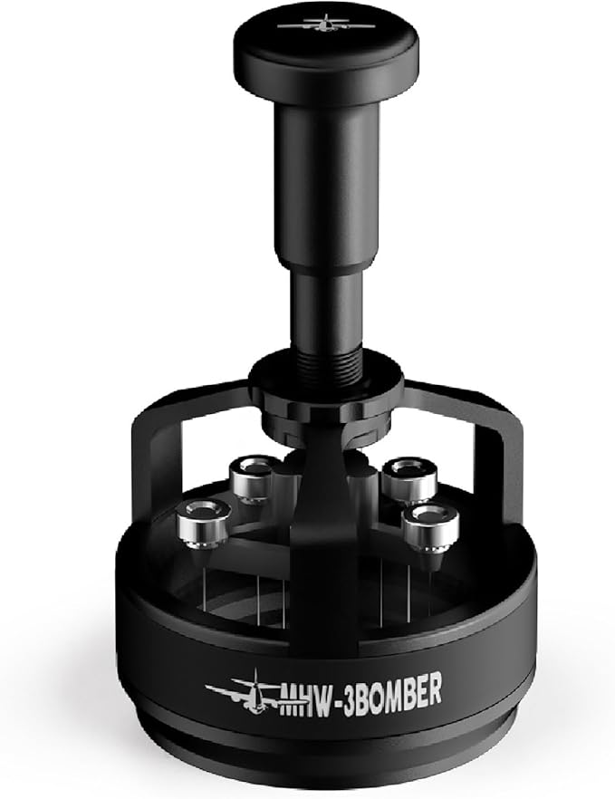 MHW-3BOMBER WDT Tool Espresso 54mm for Breville, Espresso Distribution Tool with Magnetic Base for Barista, Adjustable Depth Needle Distributor Tool, Coffee Stirrer Tools, YU Series Cyclone T5959-OS