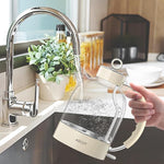 Load image into Gallery viewer, ASCOT Electric Kettle, Glass Electric Tea Kettle Gifts for Men/Women/Family 1.5L 1500W Borosilicate Glass Tea Heater, with Auto Shut-Off and Boil-Dry Protection (Beige)