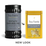 Load image into Gallery viewer, Tea Forte Estate Darjeeling Premium Loose Leaf Caffeinated Black Tea Blend Canister, Makes 35-50 Cups