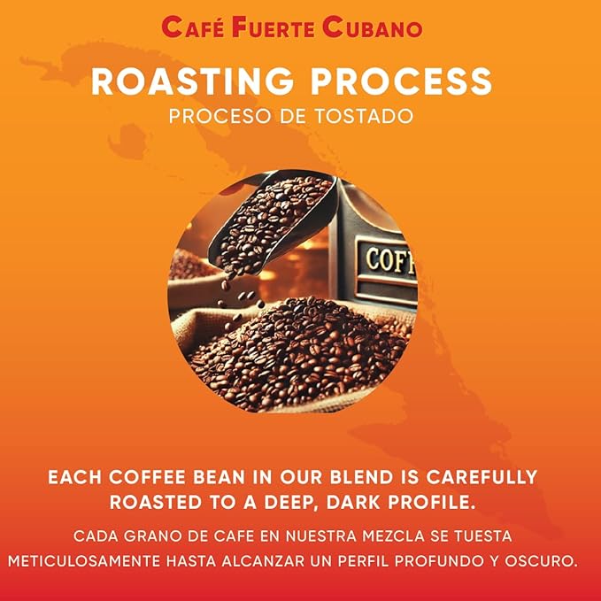 Café Fuerte Cubano, Aluminum Espresso Capsules, Compatible with Nespresso Original Machines, Dark Roast, Intensity 13, High Caffeine, Recyclable Coffee Pods, Roasted and Packaged in USA (80 Count)