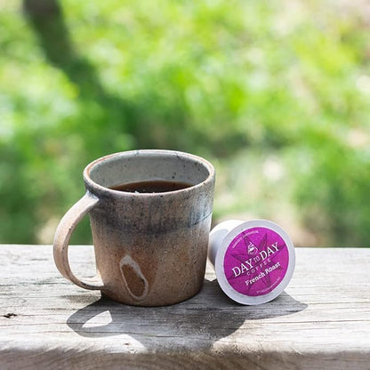 Day To Day 120-Count French Roast Dark Roast Single Serve Coffee Pods for K-Cup Keurig Brewers
