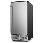 Load image into Gallery viewer, 120LBS/24H High Output - Commercial Under Counter Ice Maker with 30LBS Storag e- Reversible Door, Built-in/Freestanding Design, Self-Cleaning &amp; 24H Timer - for Home Bars, Restaurants &amp; Commercial Use