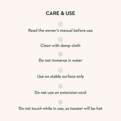 MACKENZIE-CHILDS 2-Slice Toaster, Decorative Toaster for Kitchen, Gray-and-White Sterling Check