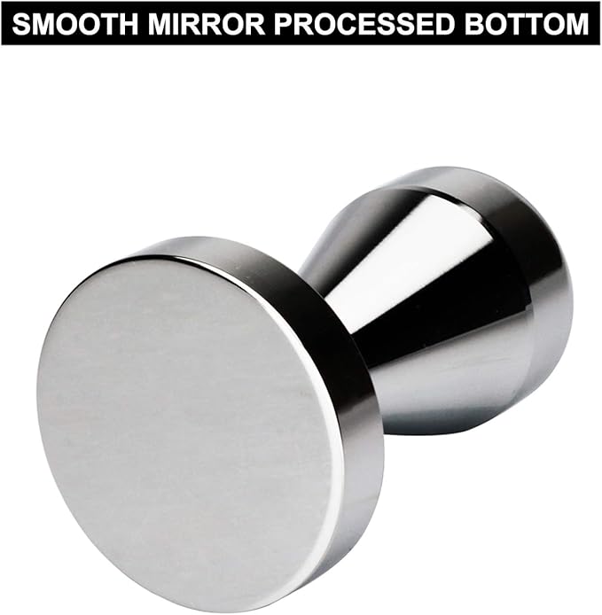 Coffee Tamper Press Stainless Steel Chromed